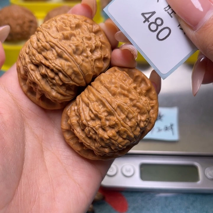 把件文玩核桃闷白48.480