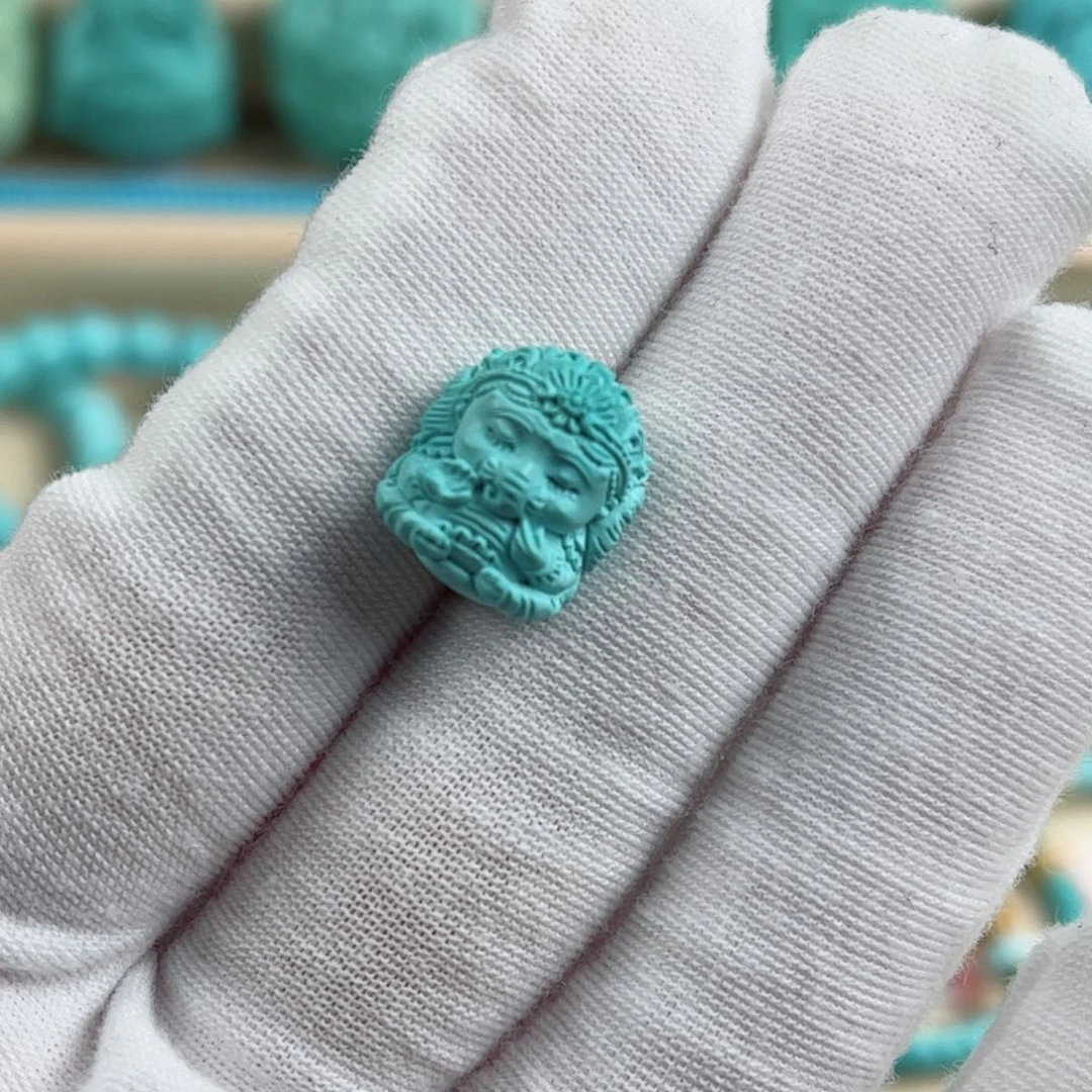 未镶嵌绿松石象神