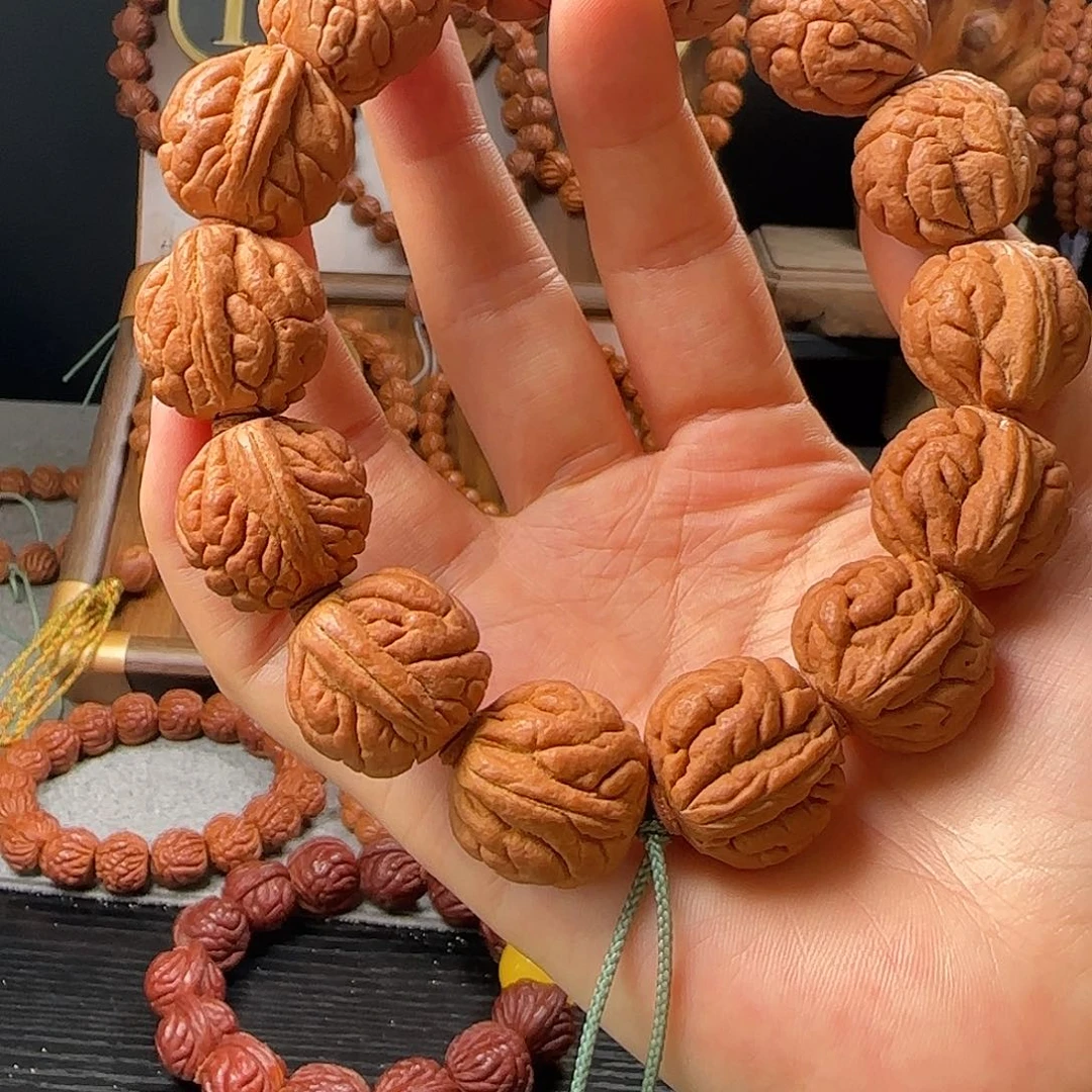 手串桃核22霸王龙元宝