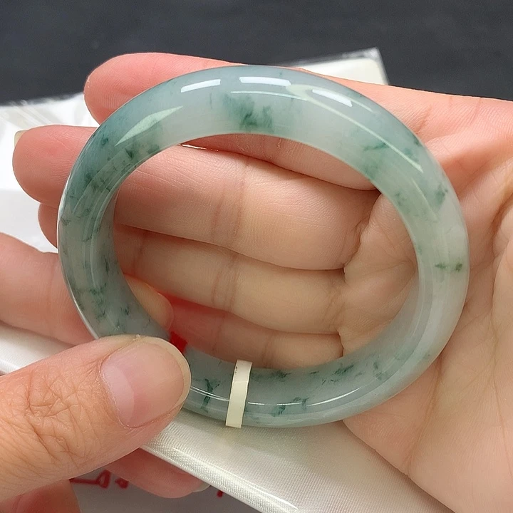 翡翠未镶嵌手镯手镯55