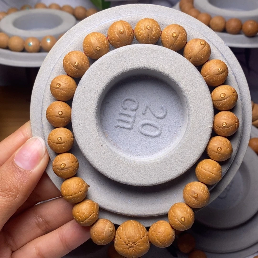 凤眼菩提吊坠手串