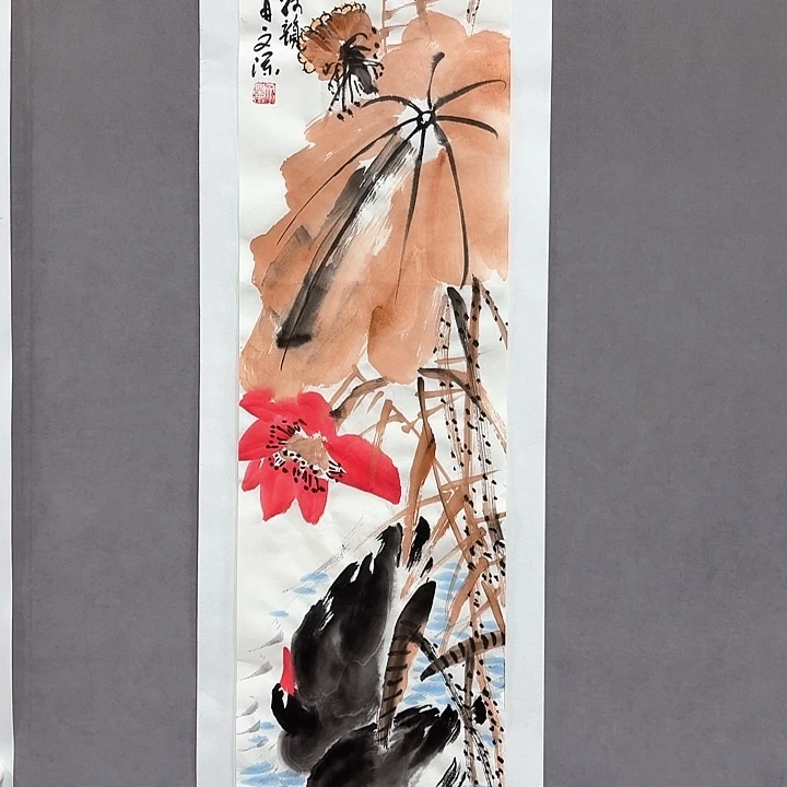 国画亲笔手绘放心去藏