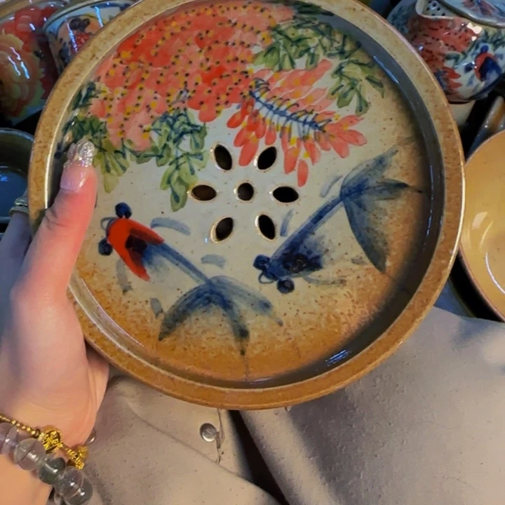 瓷片景德镇陶瓷手工手绘