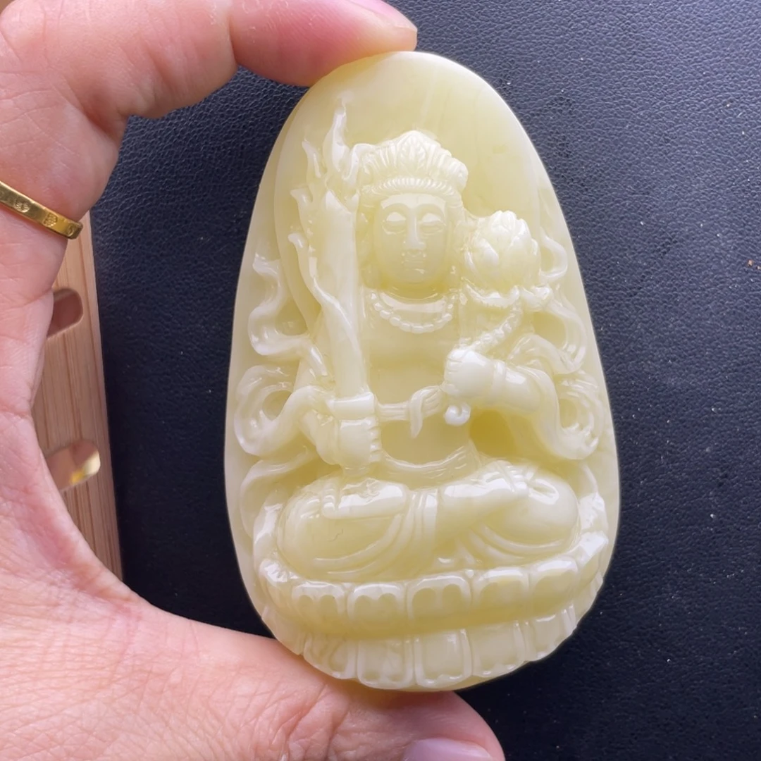 琥珀未镶嵌颈饰天然琥珀蜜蜡