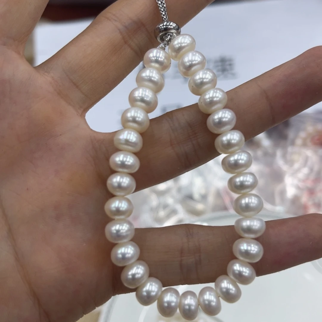 淡水珍珠合金颈饰02458