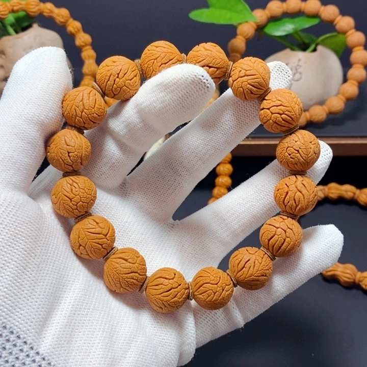 胡桃木铁将军手串桃核