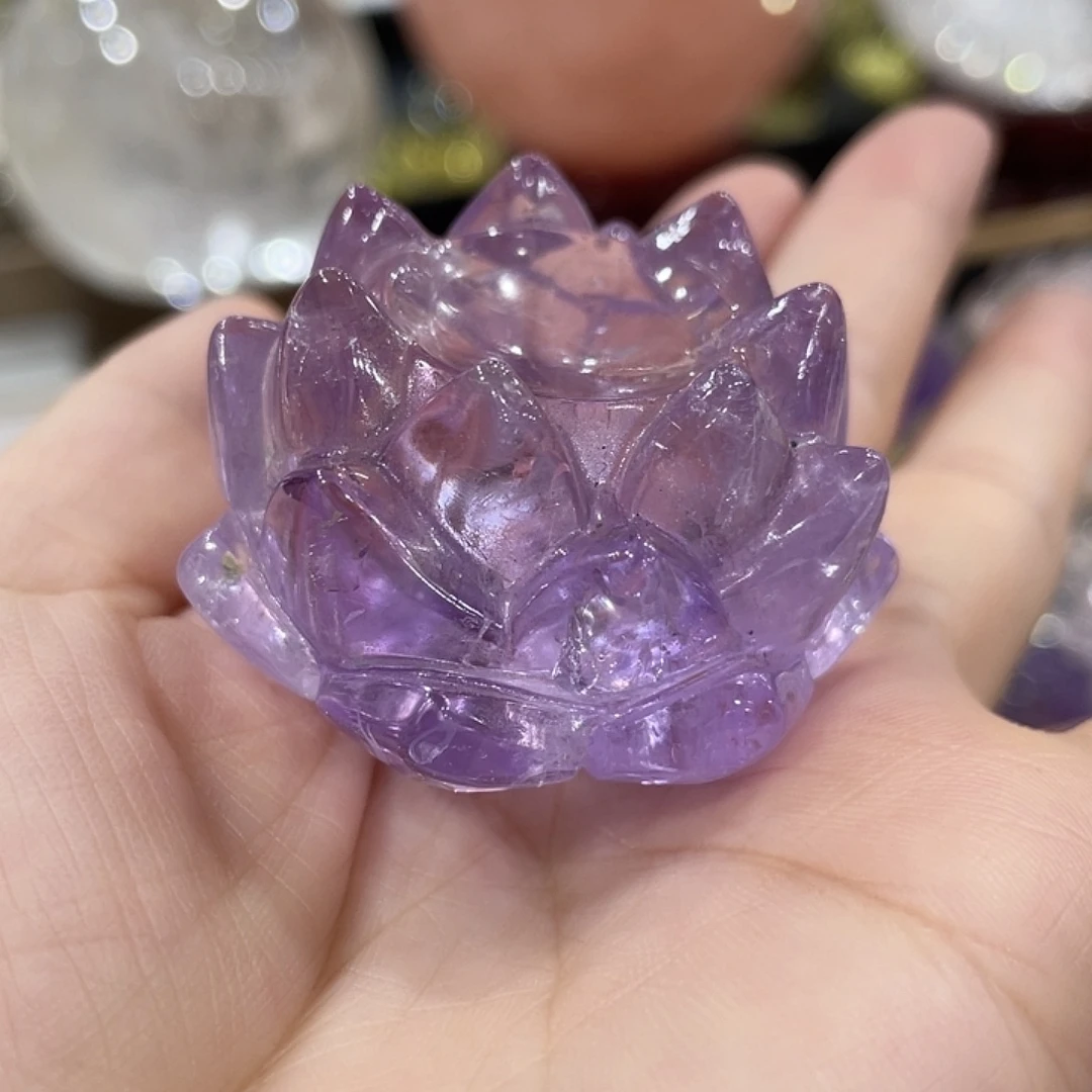 未镶嵌珠宝半成品水晶莲花座