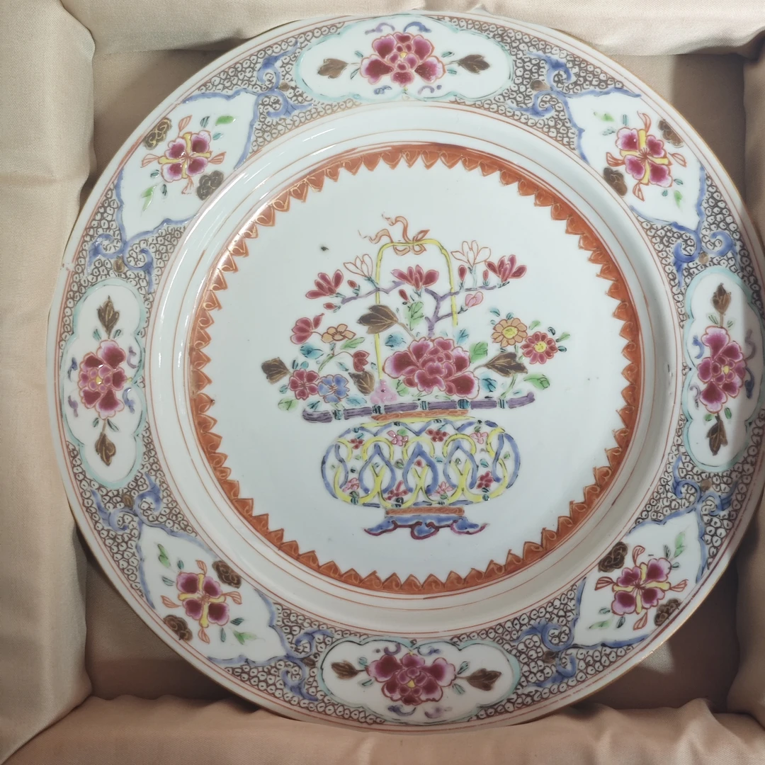 清 雍正 青花花卉大花瓶赏盘古陶瓷W-11322