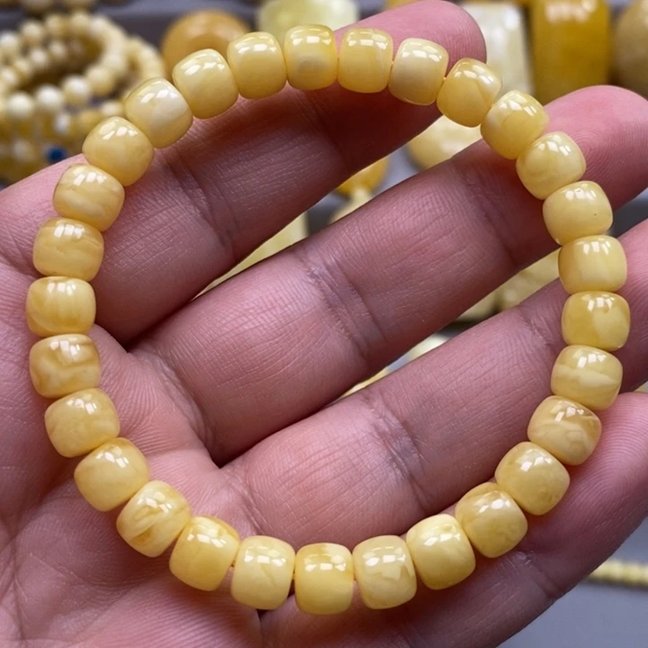 琥珀未镶嵌手链手串