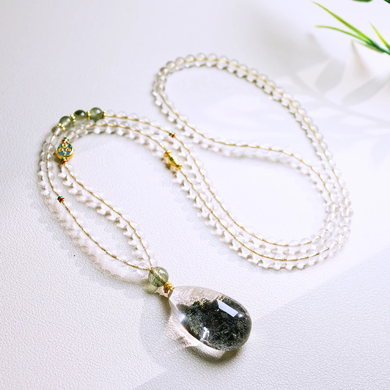 万物复苏财富主宰者绿幽灵水滴吊坠（多样性发一）