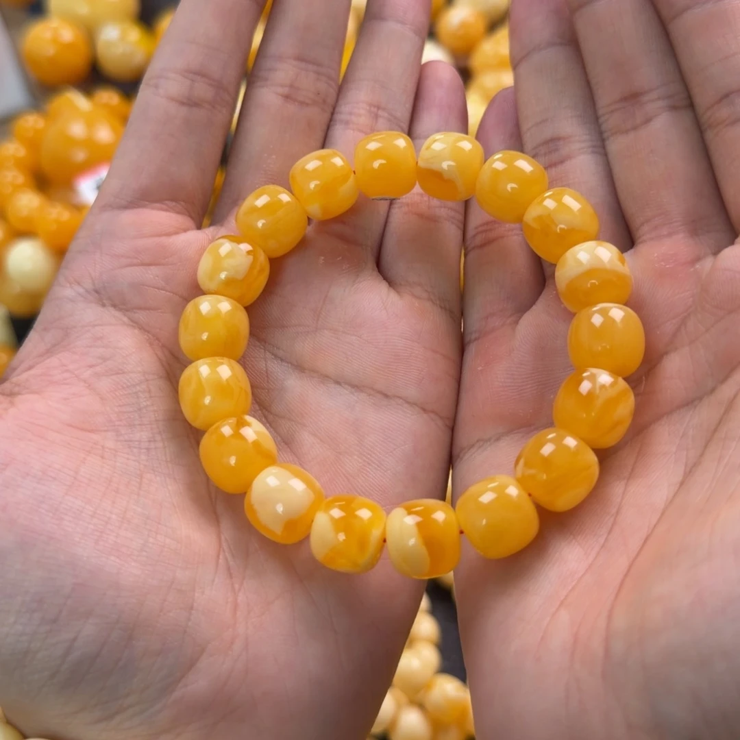 琥珀未镶嵌珠宝奇石13mm同料