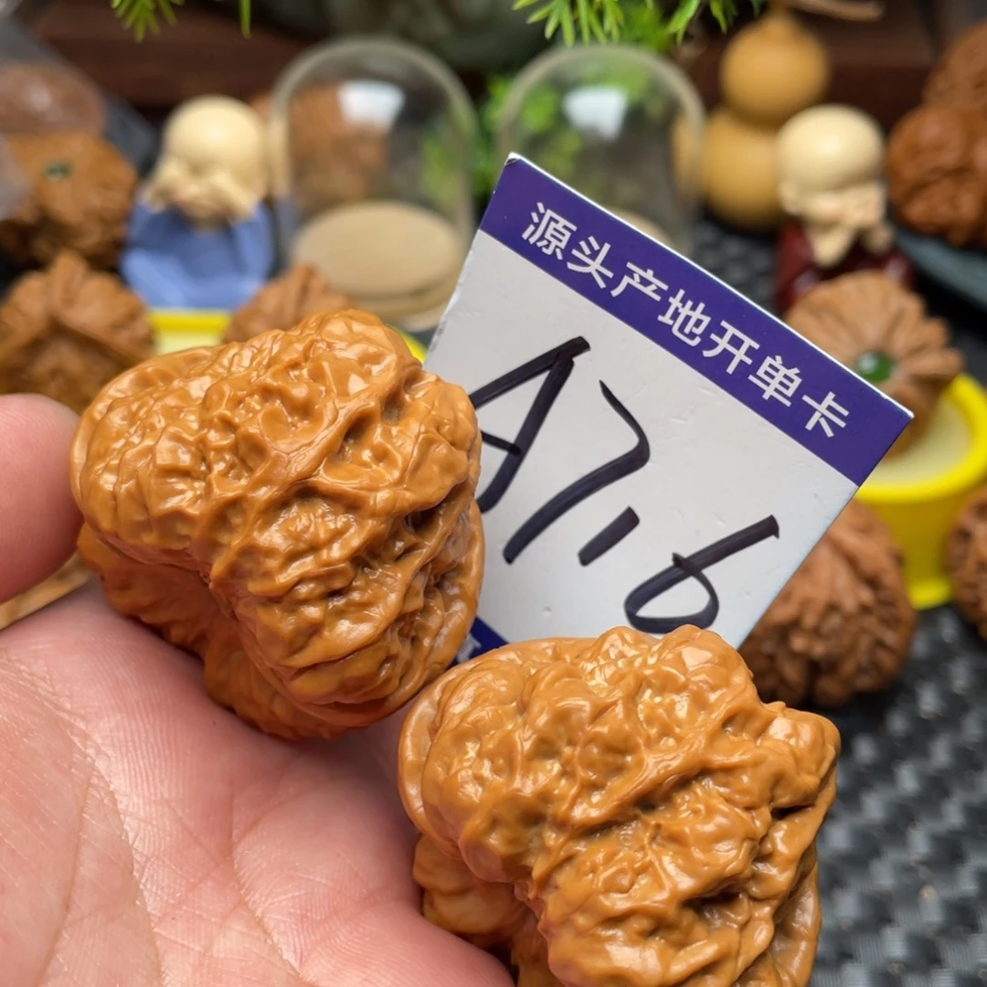 桃核把件蛤蟆头44尺