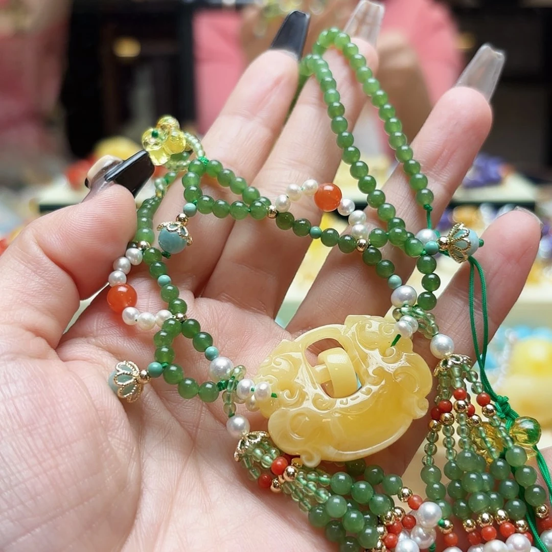 琥珀手链未镶嵌琥珀
