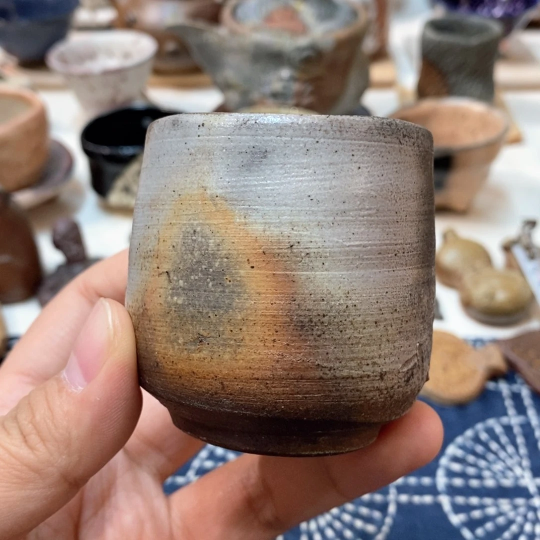 柴烧侘寂粗陶茶具