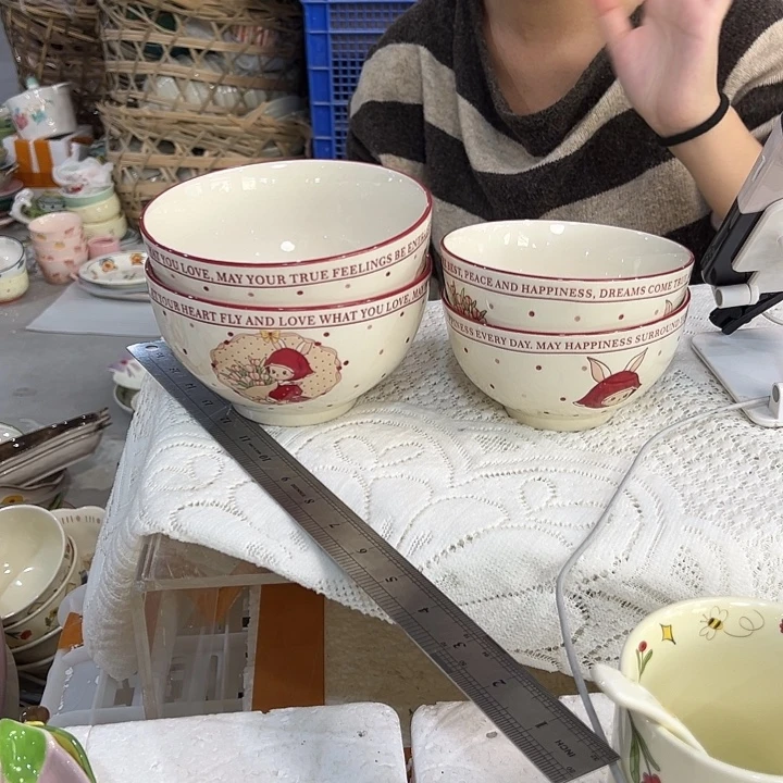 瓷潮州陶瓷工厂微瑕5寸6寸