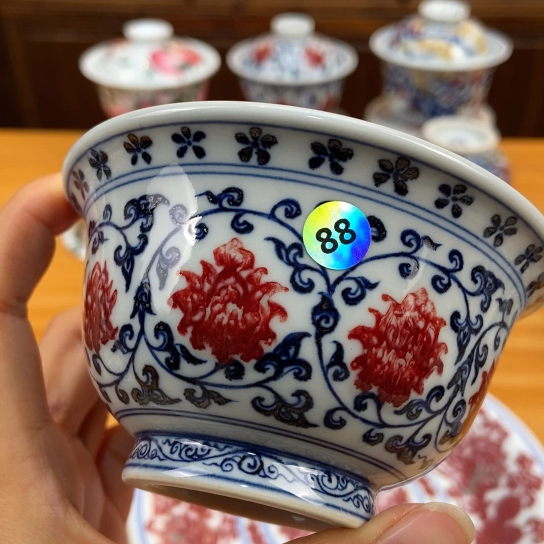 手绘现代茶具非古董