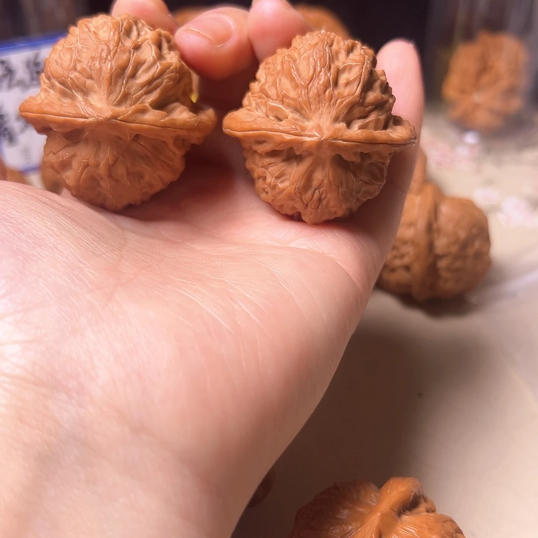 吊坠文玩核桃43金麒麟全