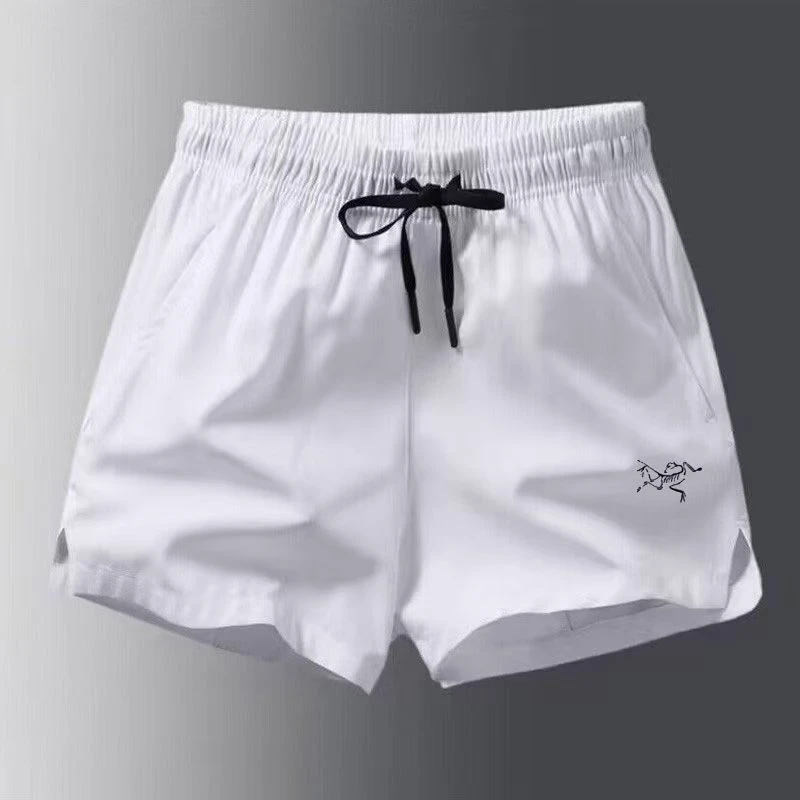 始祖刺绣鸟夏季情侣速干短裤男爆款跑步运动短裤三分裤男款沙滩裤
