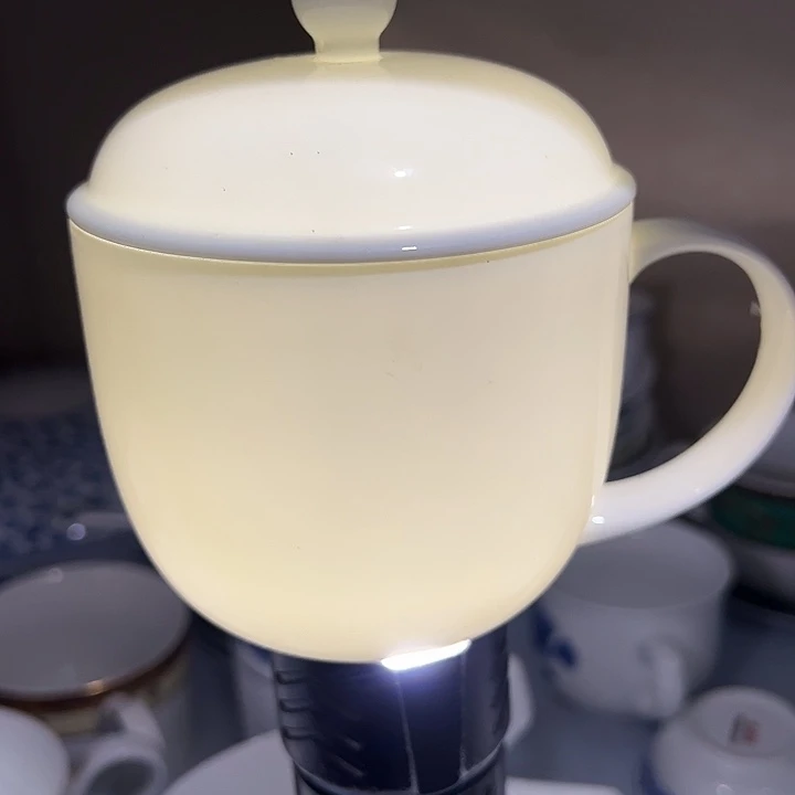 大球泥手工白胎办公杯