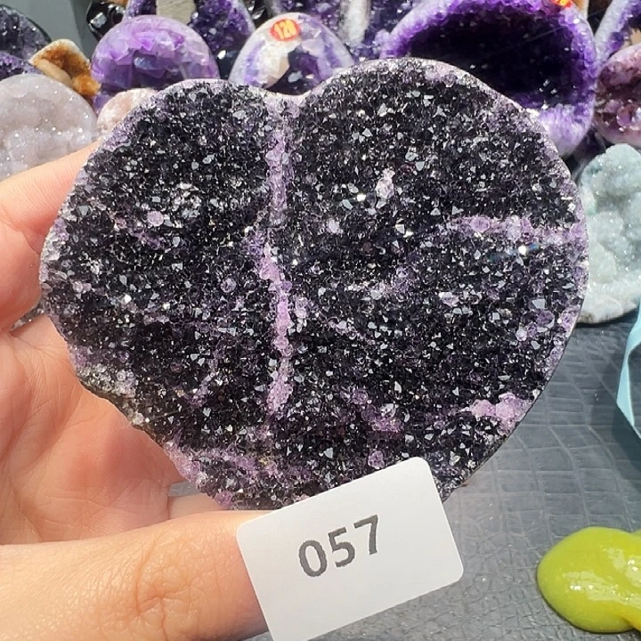 紫晶珠宝半成品未镶嵌