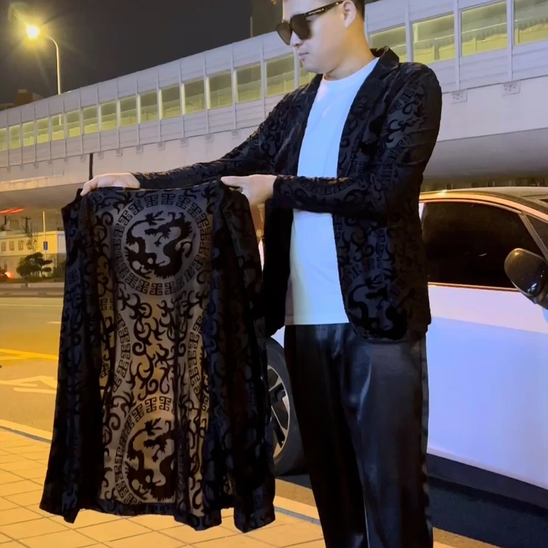 262052 500男士新款时尚休闲百搭西服外套