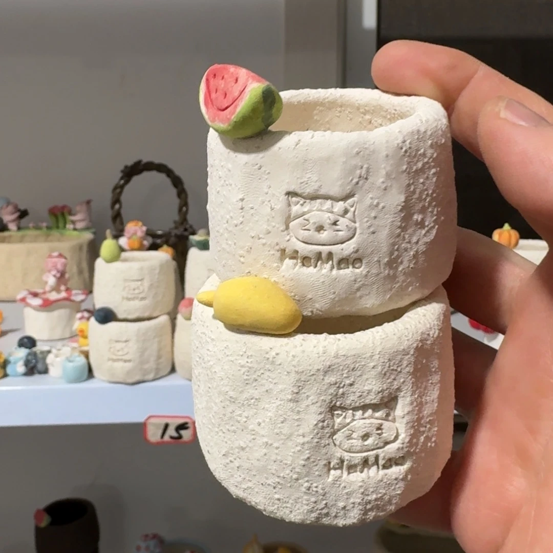 厂家直销手工花盆摆件