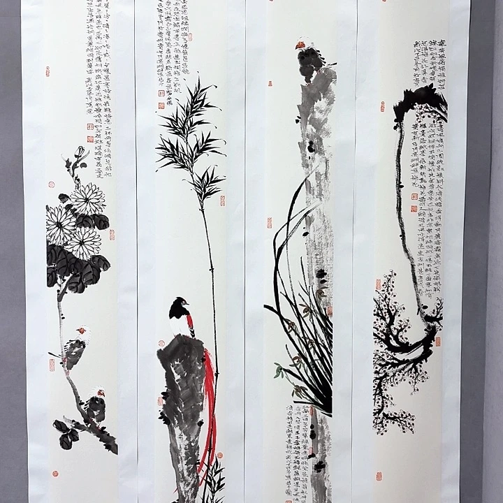 国画亲笔手绘放心去藏
