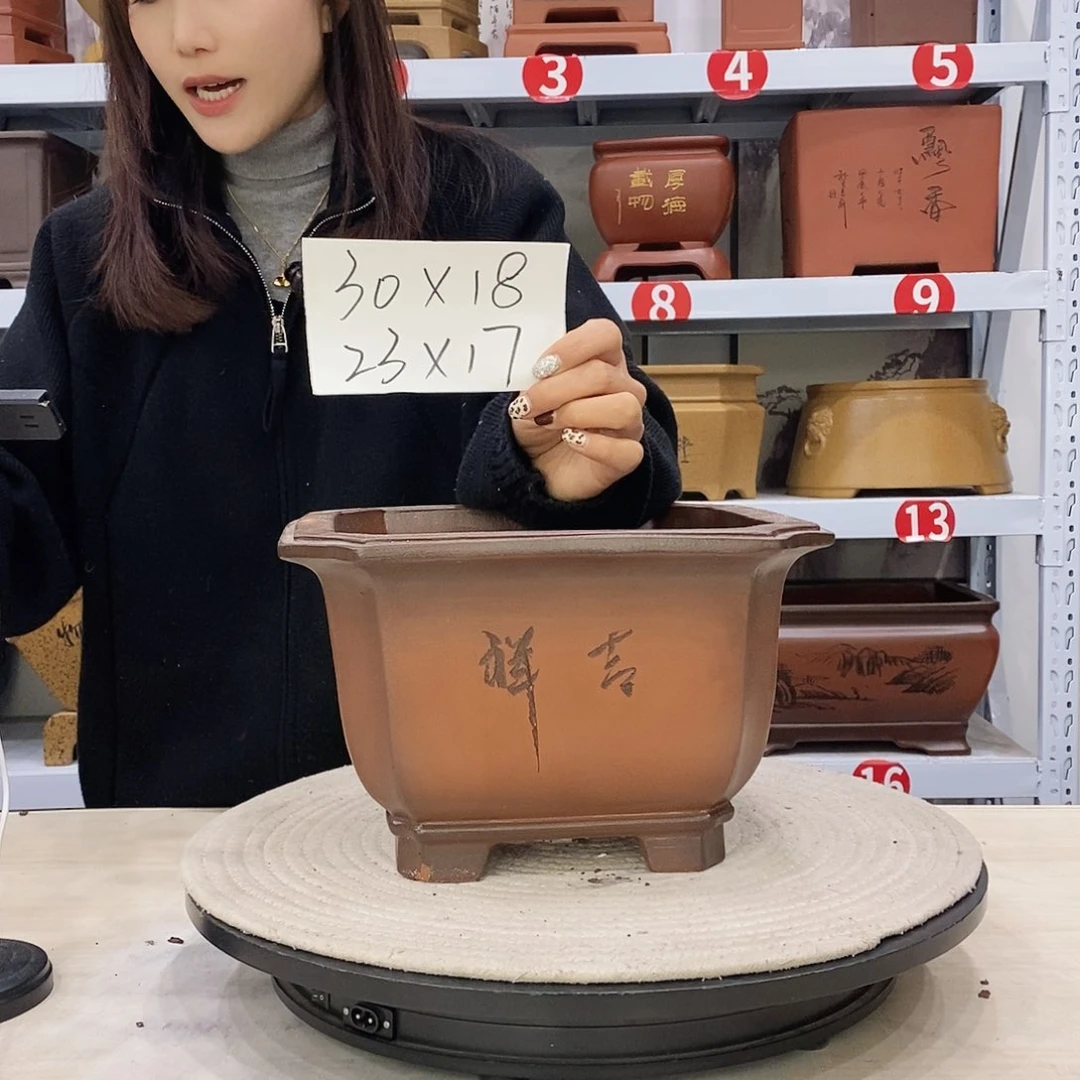 紫砂花盆紫砂花盆