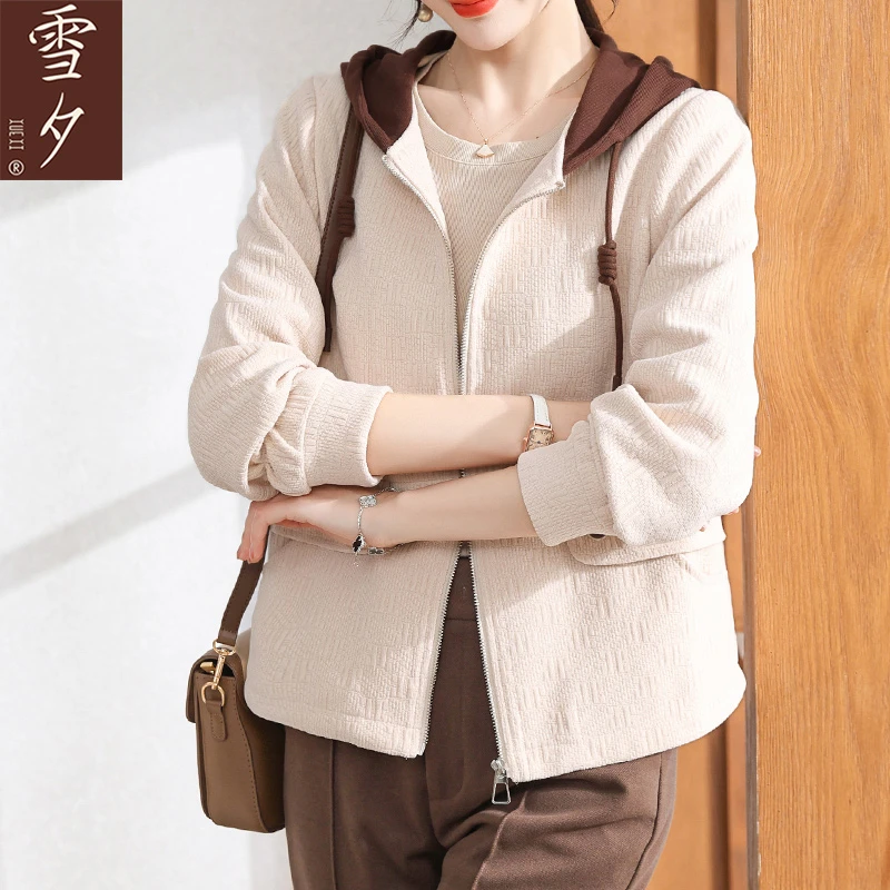 【雪夕】妈妈春装短款外套C-X-YYG2403