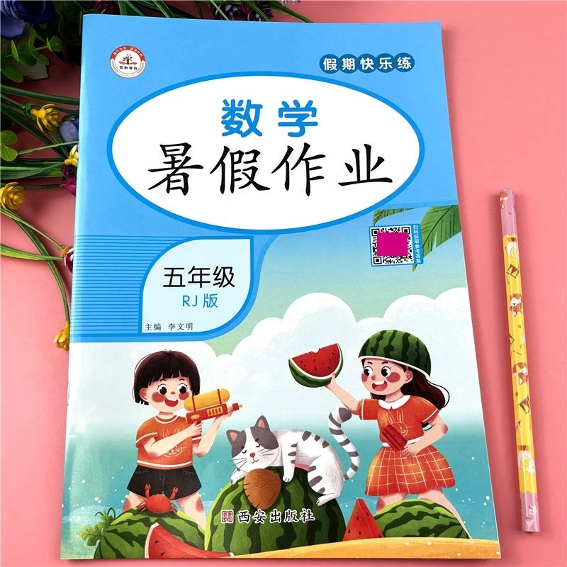 五年级下册数学暑假作业人教版同步暑假总复习训练升学培优练习册