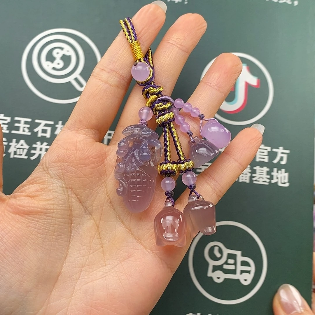 玛瑙/玉髓未镶嵌车挂