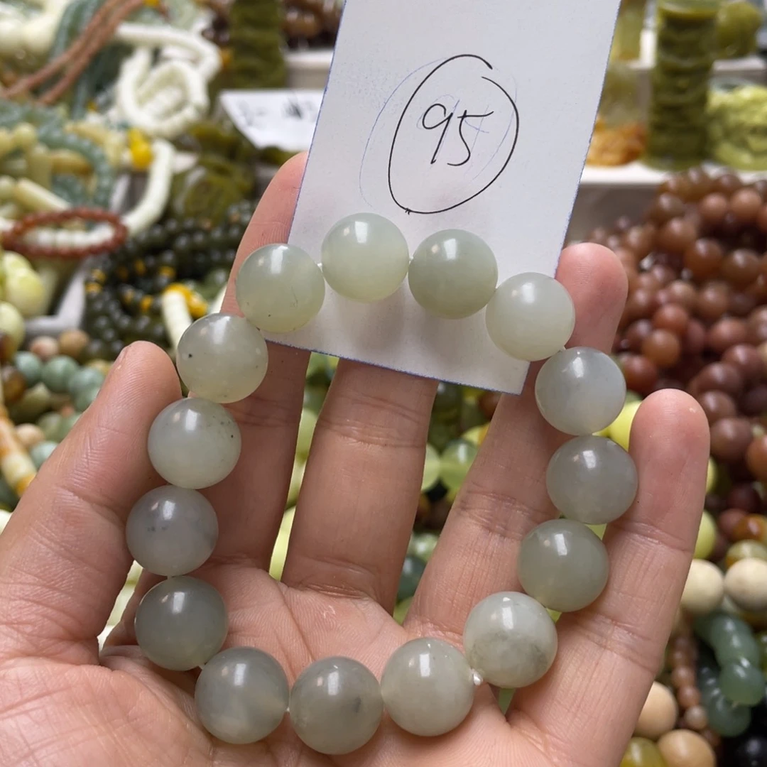 蛇纹石玉手链未镶嵌