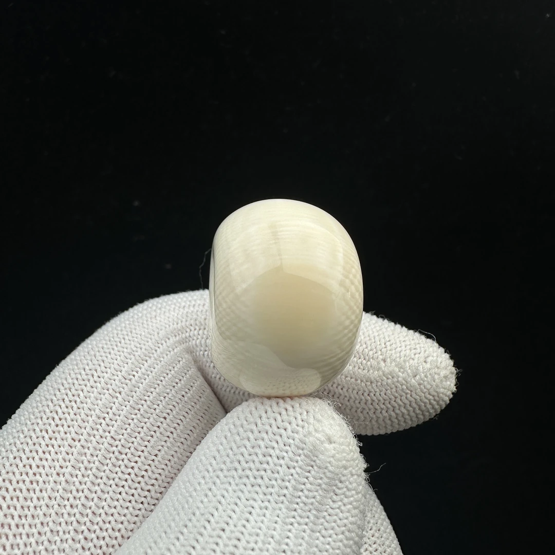 D9087天然猛犸牙 墩子 桶珠25x18mm支持鉴定 假一罚四