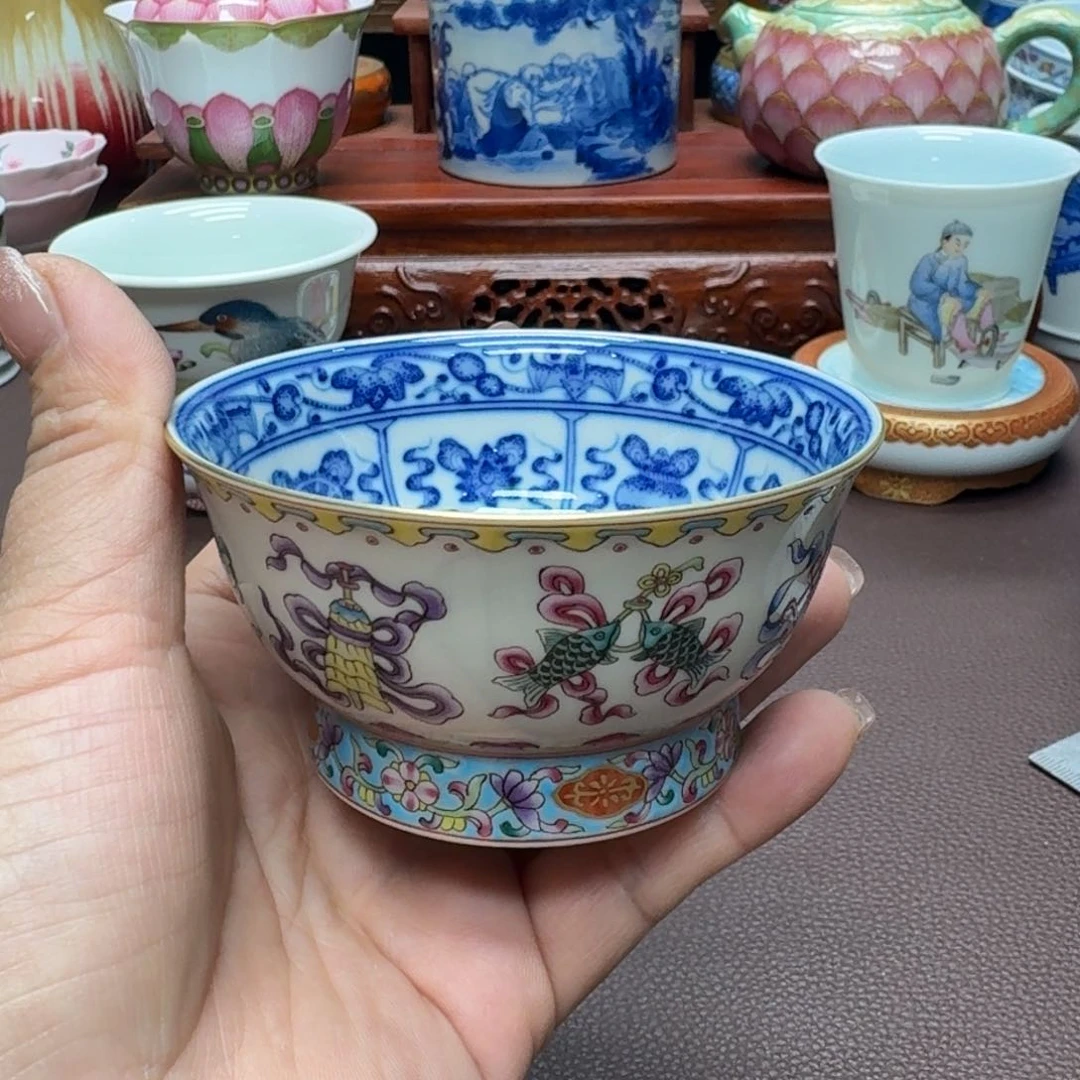 瓷片景德镇仿古手工制作精品展示