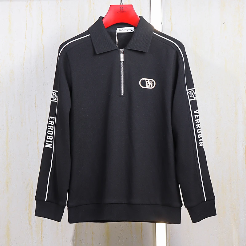 男士尾货 秋冬季新款百搭加绒柔软可内搭长袖套头卫衣5529