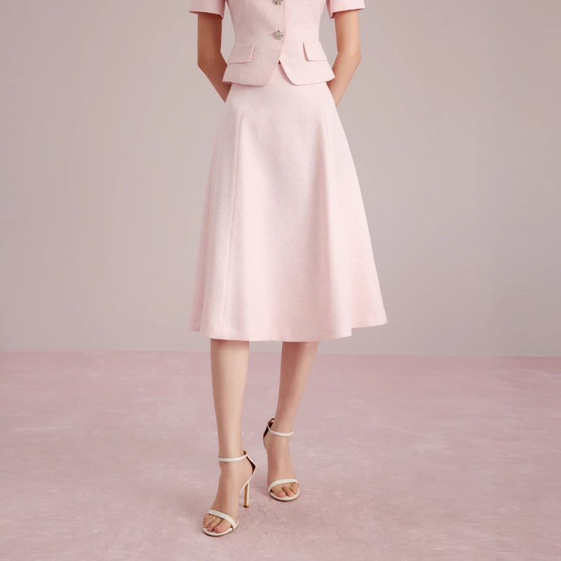 LIME/莱茵【自由绽放】夏季商场同款千金名媛半裙多色LDGB5BWSK312