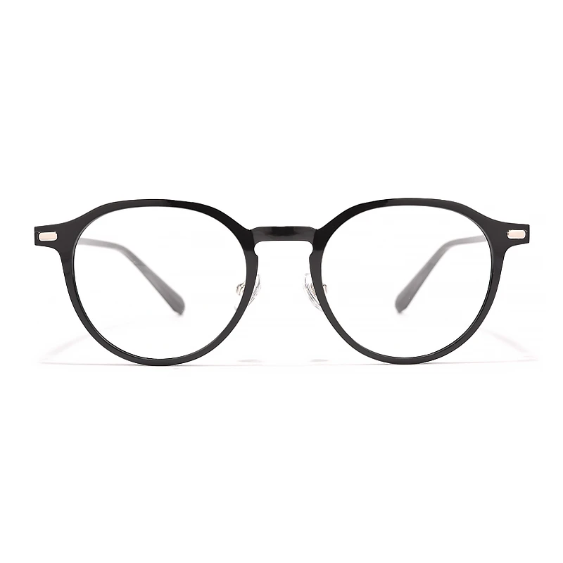 【免费配镜，详询客服】韩版时尚圆框眼镜钛架文艺清新KBT98137