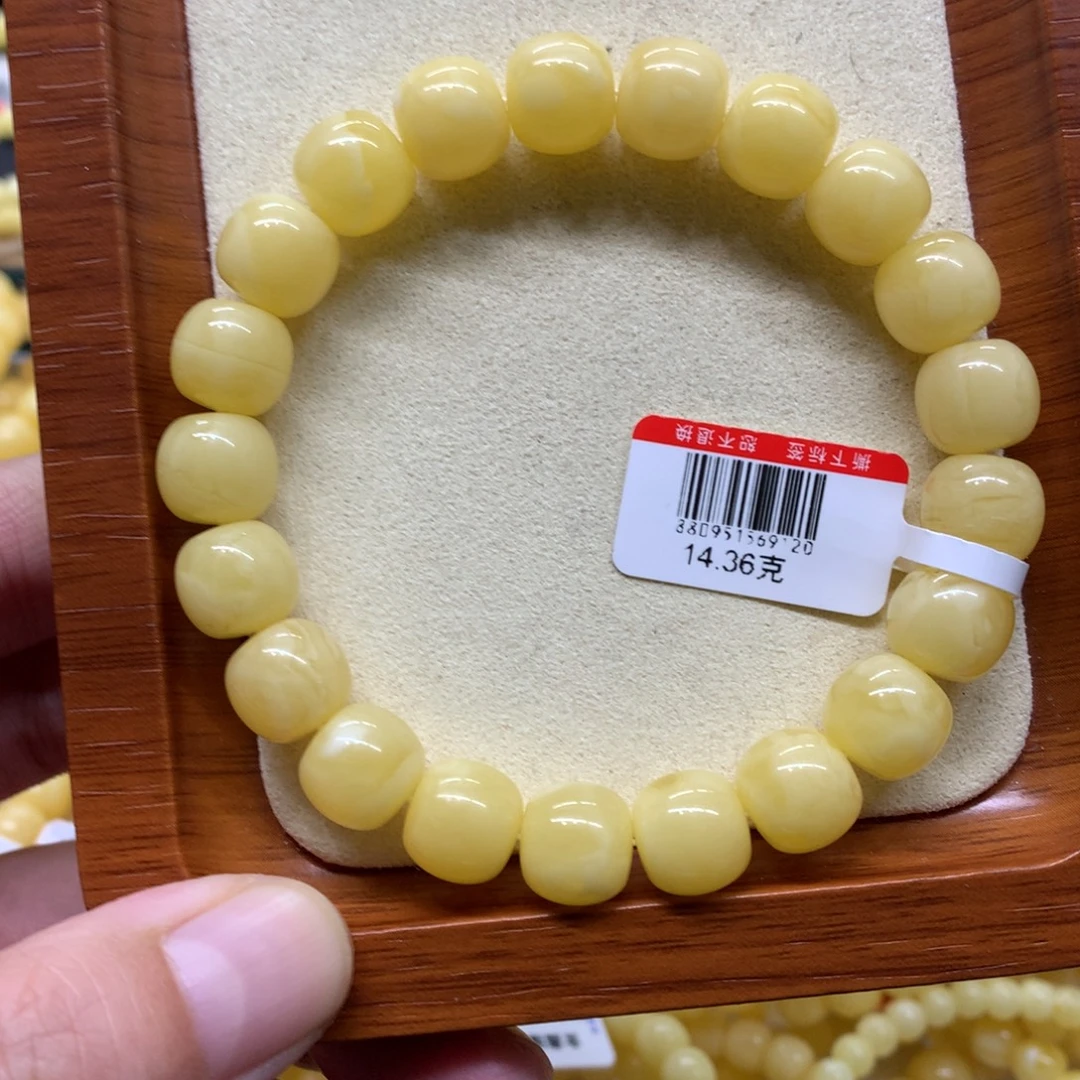 蜜蜡未镶嵌手链蜜蜡