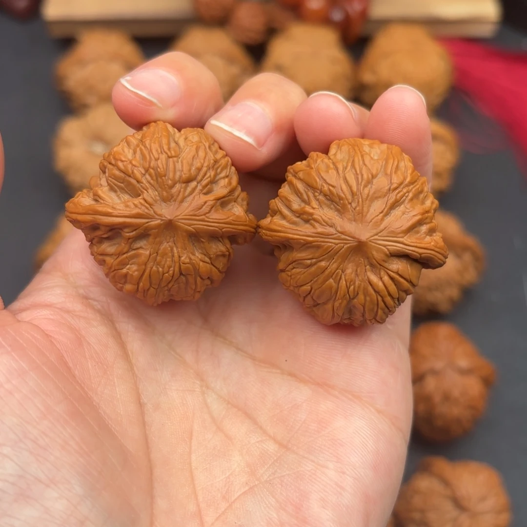 文玩核桃把件磨盘36