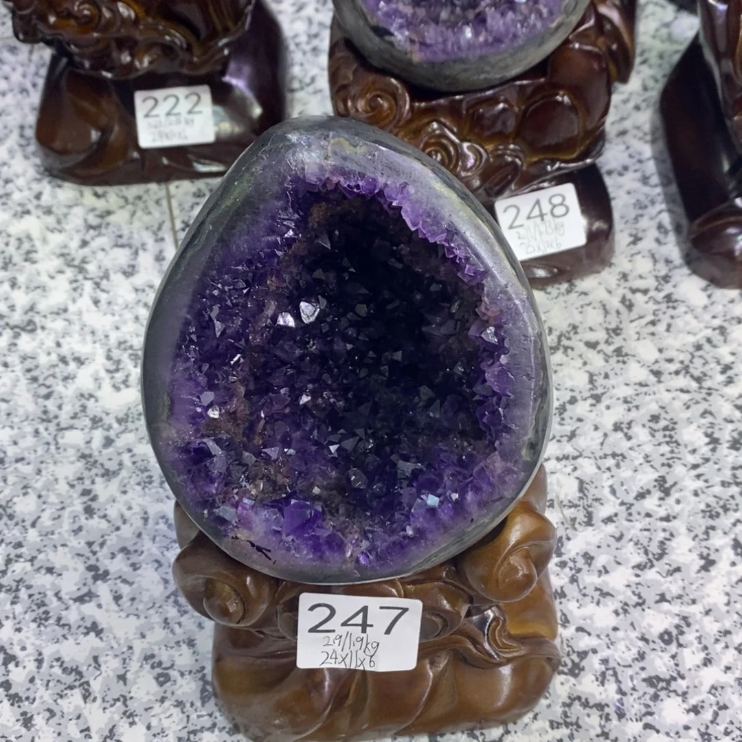未镶嵌珠宝半成品紫晶247