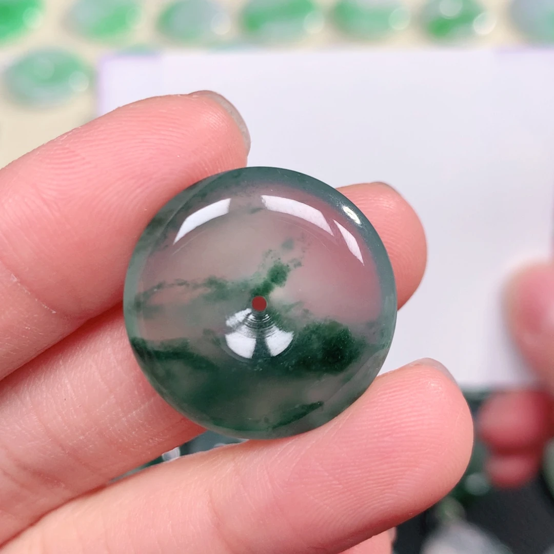 翡翠未镶嵌颈饰23.5-5.5