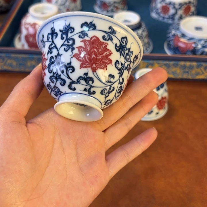摆件景德镇陶瓷茶器百宝箱