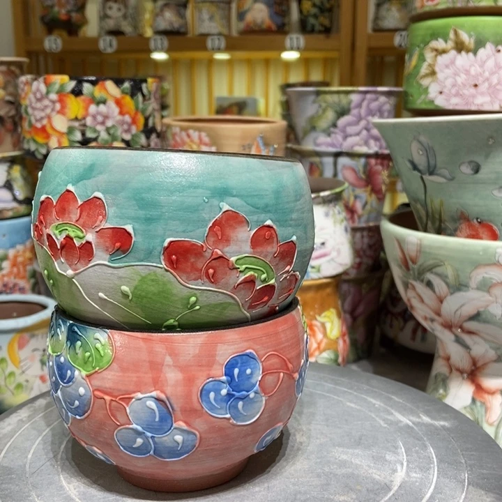 景德镇艺术手绘作品