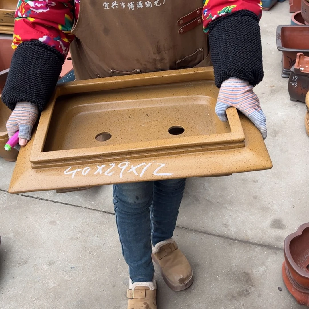 紫砂花盆盆景艺术