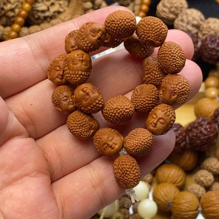 金刚菩提吊坠龙纹小佛