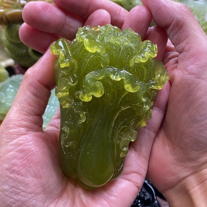蛇纹石玉未镶嵌手把