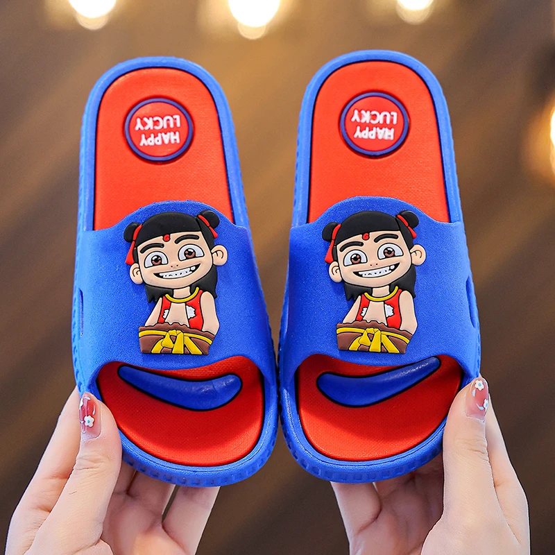 儿童拖鞋防滑凉鞋超火可爱宝宝男孩童拖鞋夏洗澡室内拖鞋防滑防臭