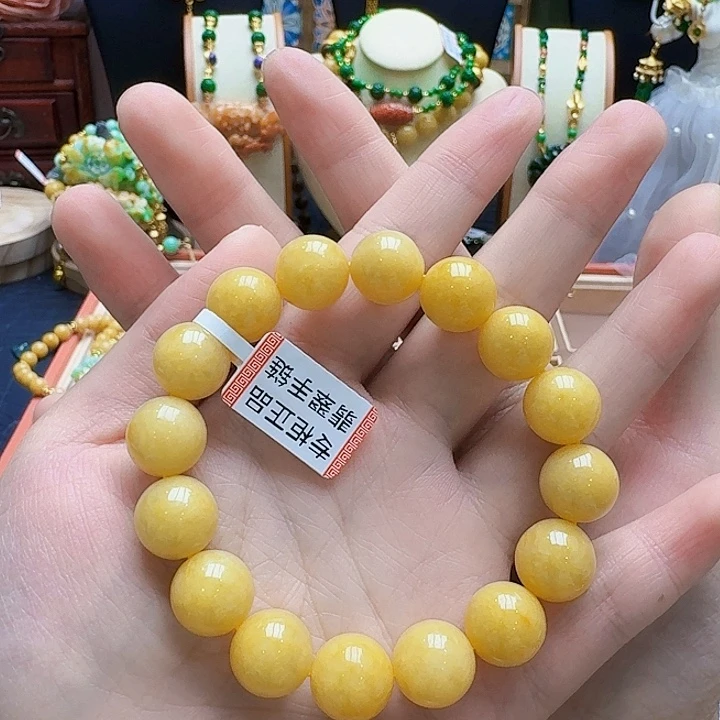 翡翠未镶嵌手链13.5mm