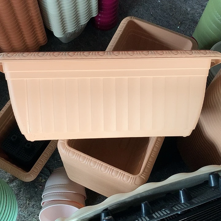 2个粉色立体住菜盆爱丽思