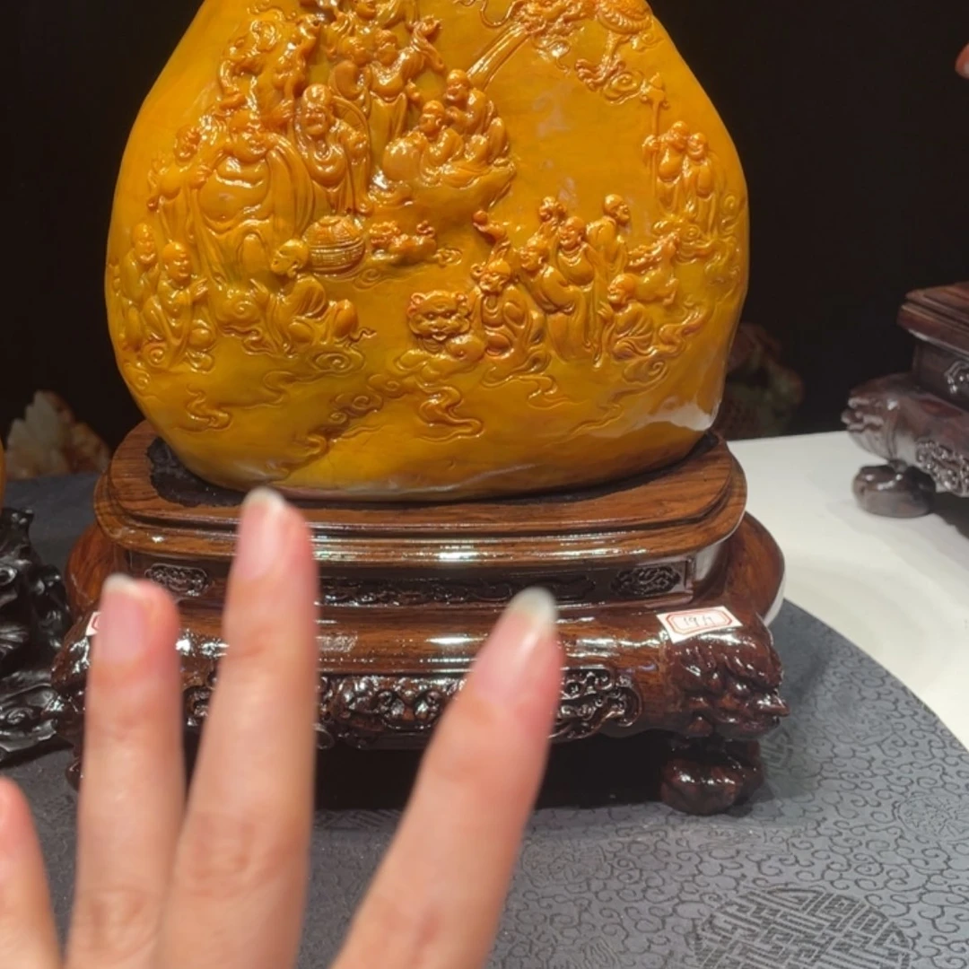 【闪购商品】寿山石上**风笑口常开